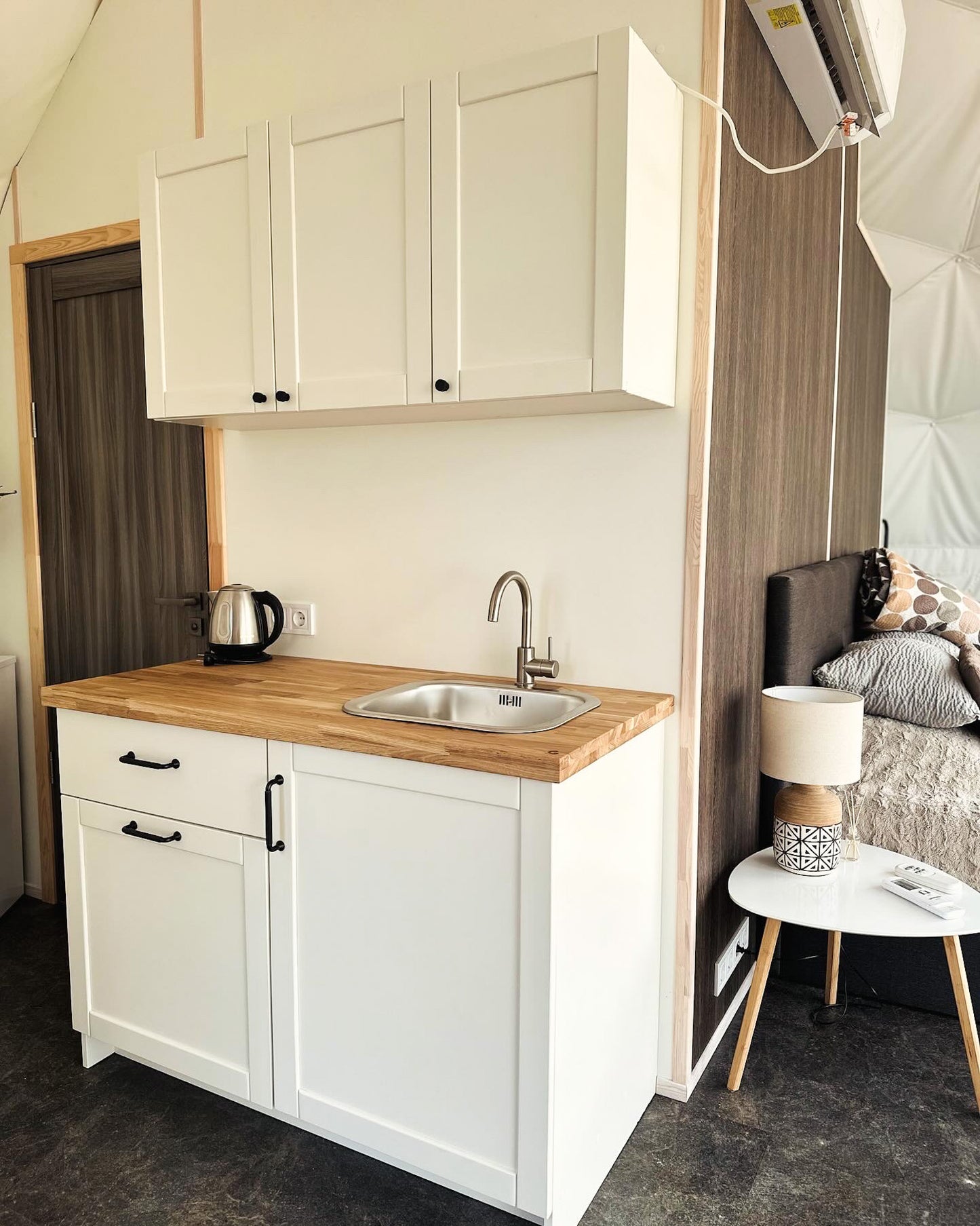 Custom Hotel Kitchen at Priedes Glamping