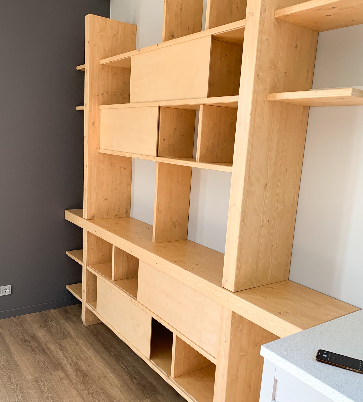 Large bookcase and shelf