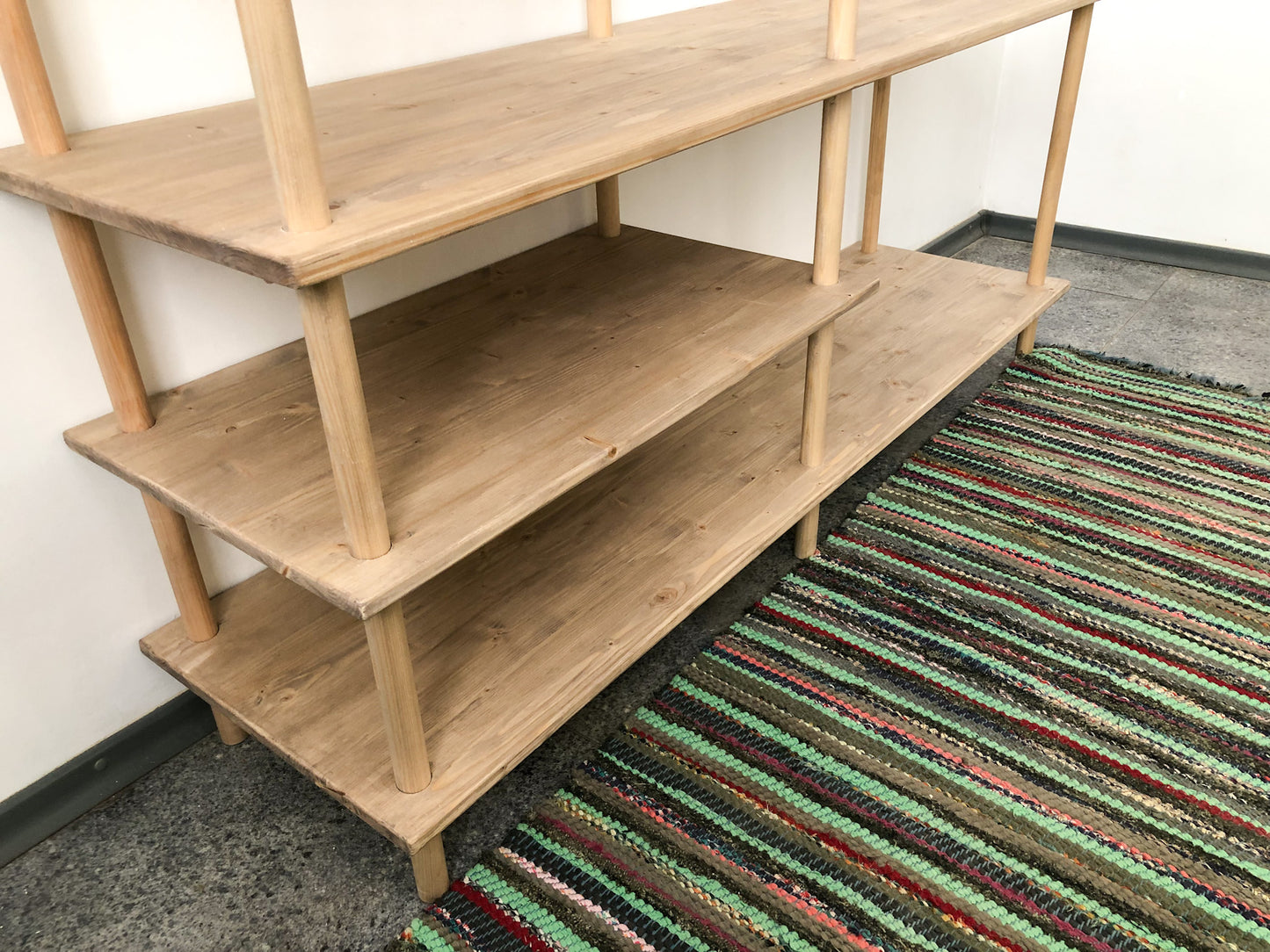 Shelving Entryway Storage Bookcase Office Shelf