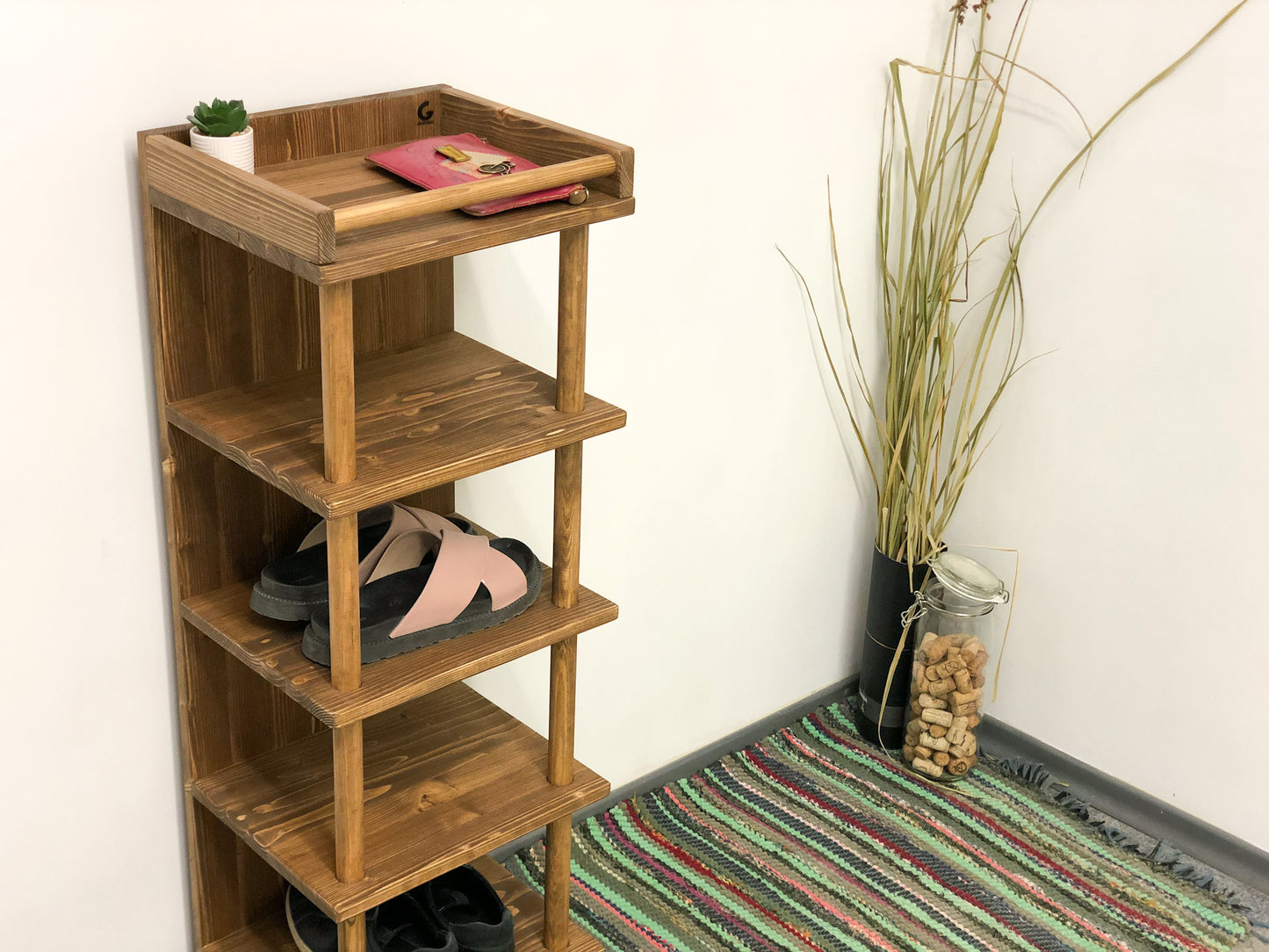 Shoe Rack Small Book Case Pet Food station