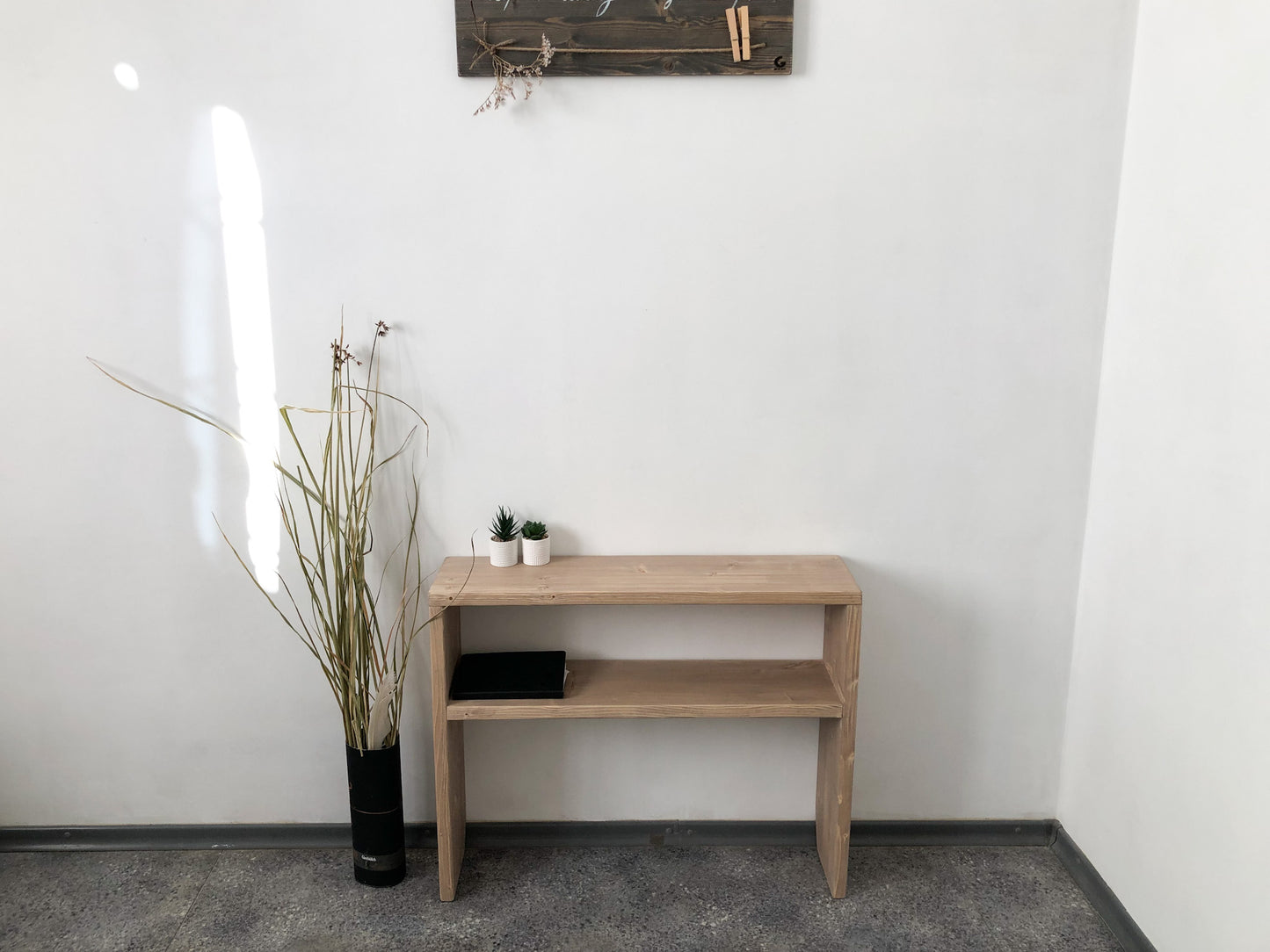 Console Table Minimalist Entryway