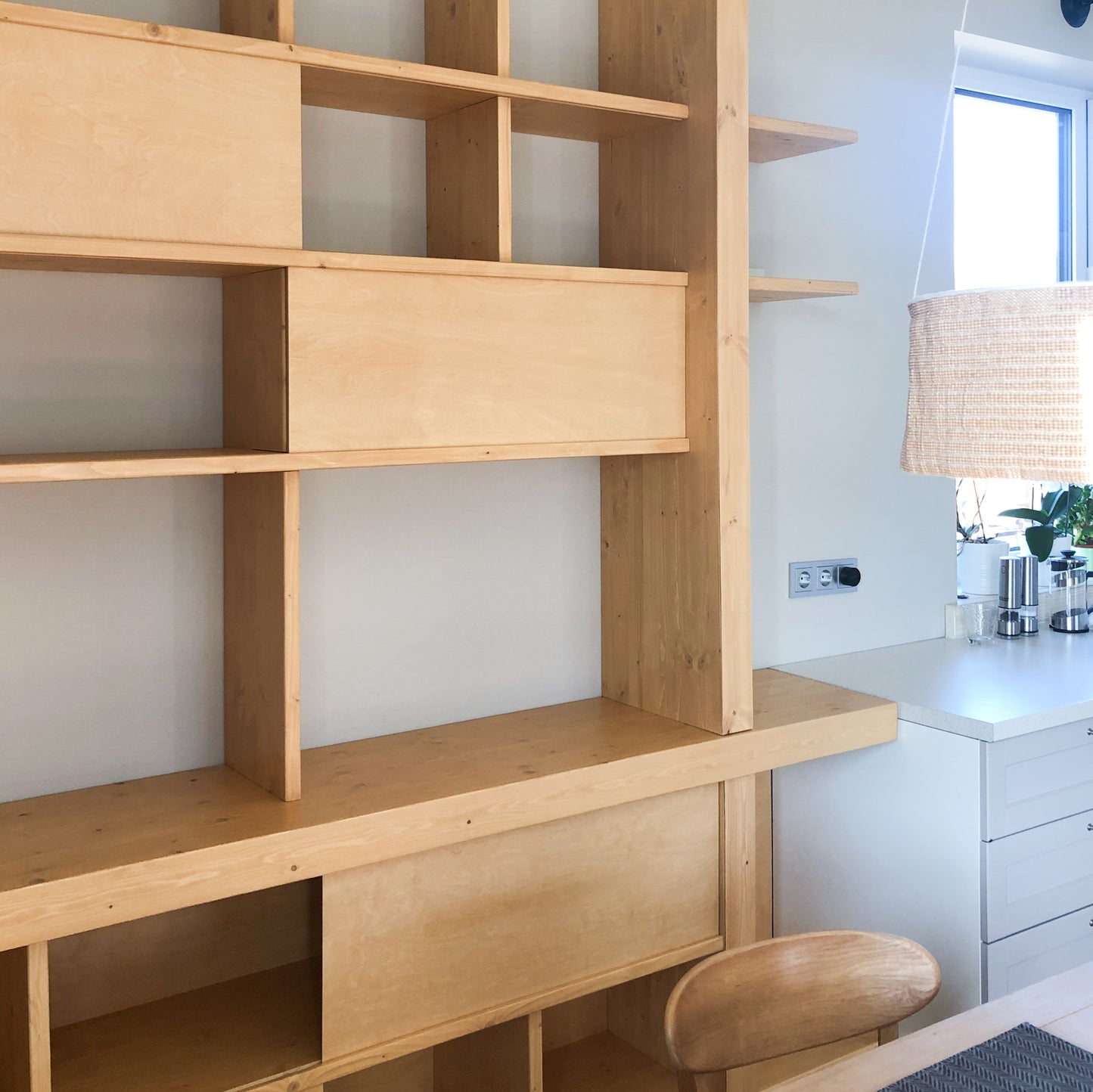 Large bookcase and shelf