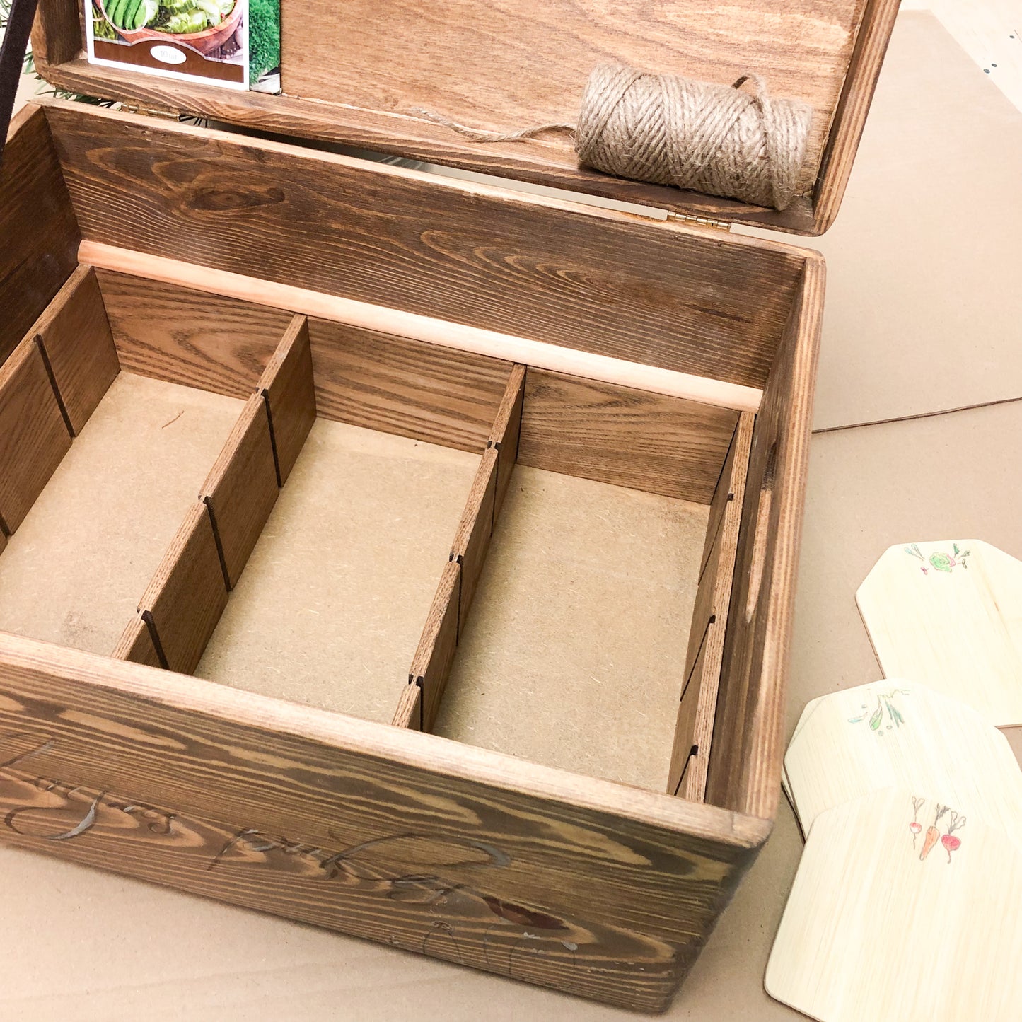 Seed Box Mother Day Gift Garden Storage