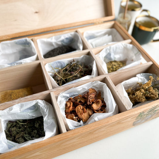 Tea Nut Spice Herbal Collection Box Gift