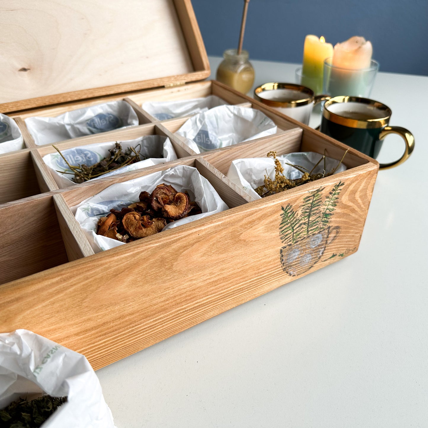 Tea Nut Spice Herbal Collection Box Gift