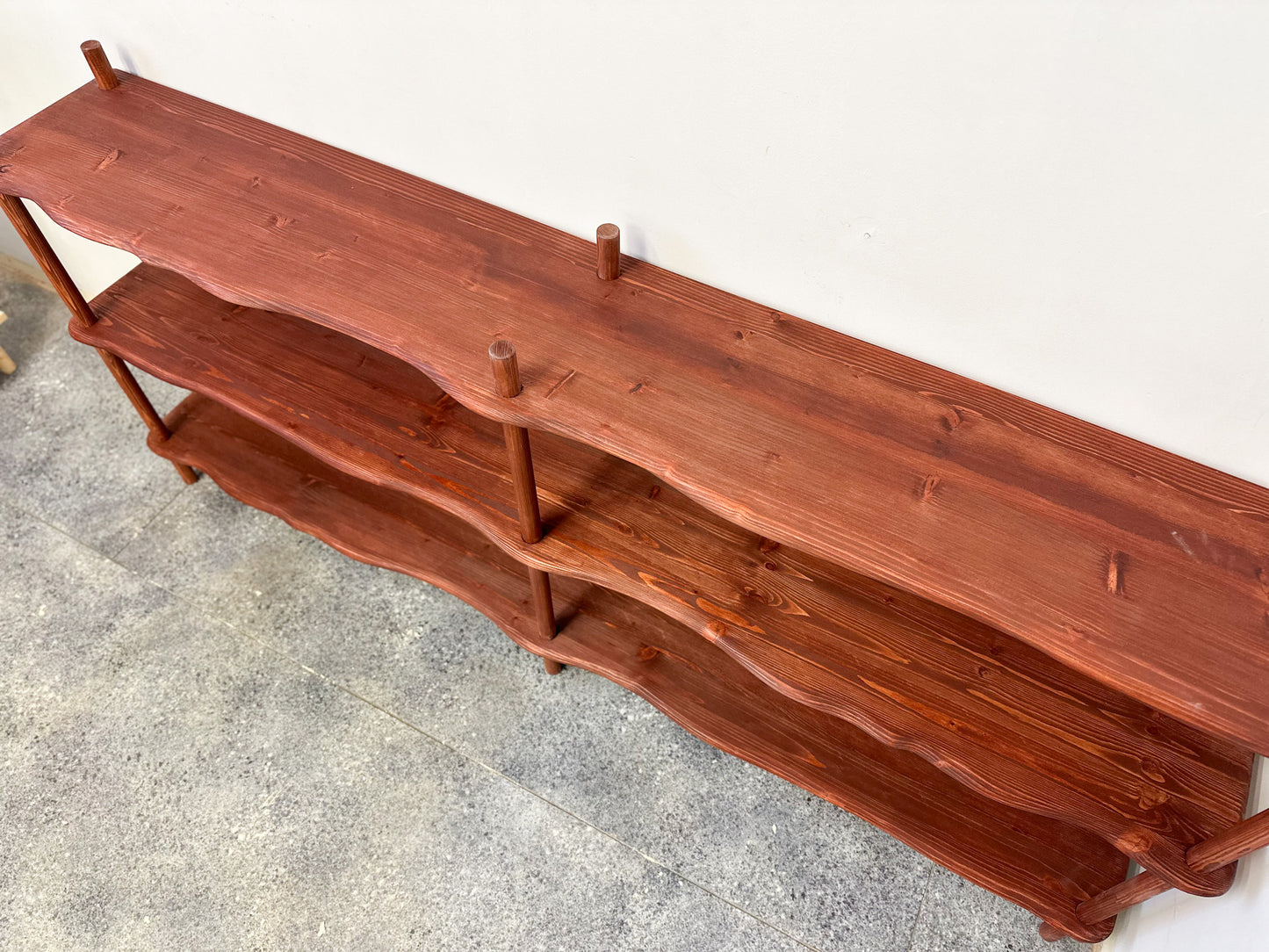 Large Bookcase Japandy Minimalist Shelf Vinyl Record Stand Room divider Home library bookcase Li