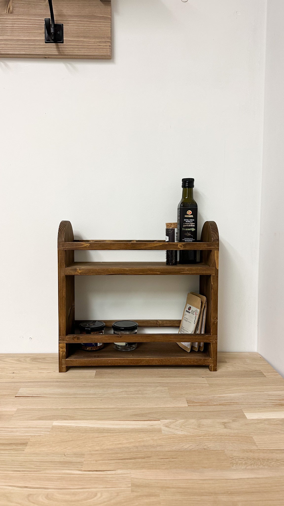 Countertop organizer shelf for kitchen and bathroom Spice rack shelf organizer Kitchen gift