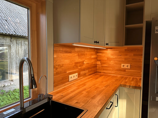 Custom kitchen at country side cottage