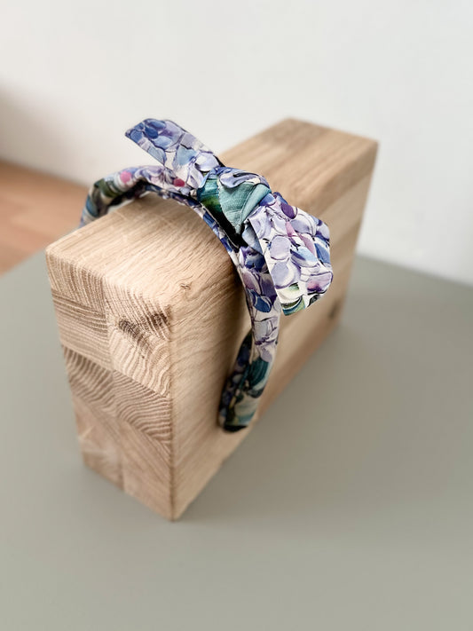 Haarreifhalter Haarschmuck-Organizer Haarreif-Ständer aus massiver Eiche Premium Schönheitsgeschenk für Haarschmuck