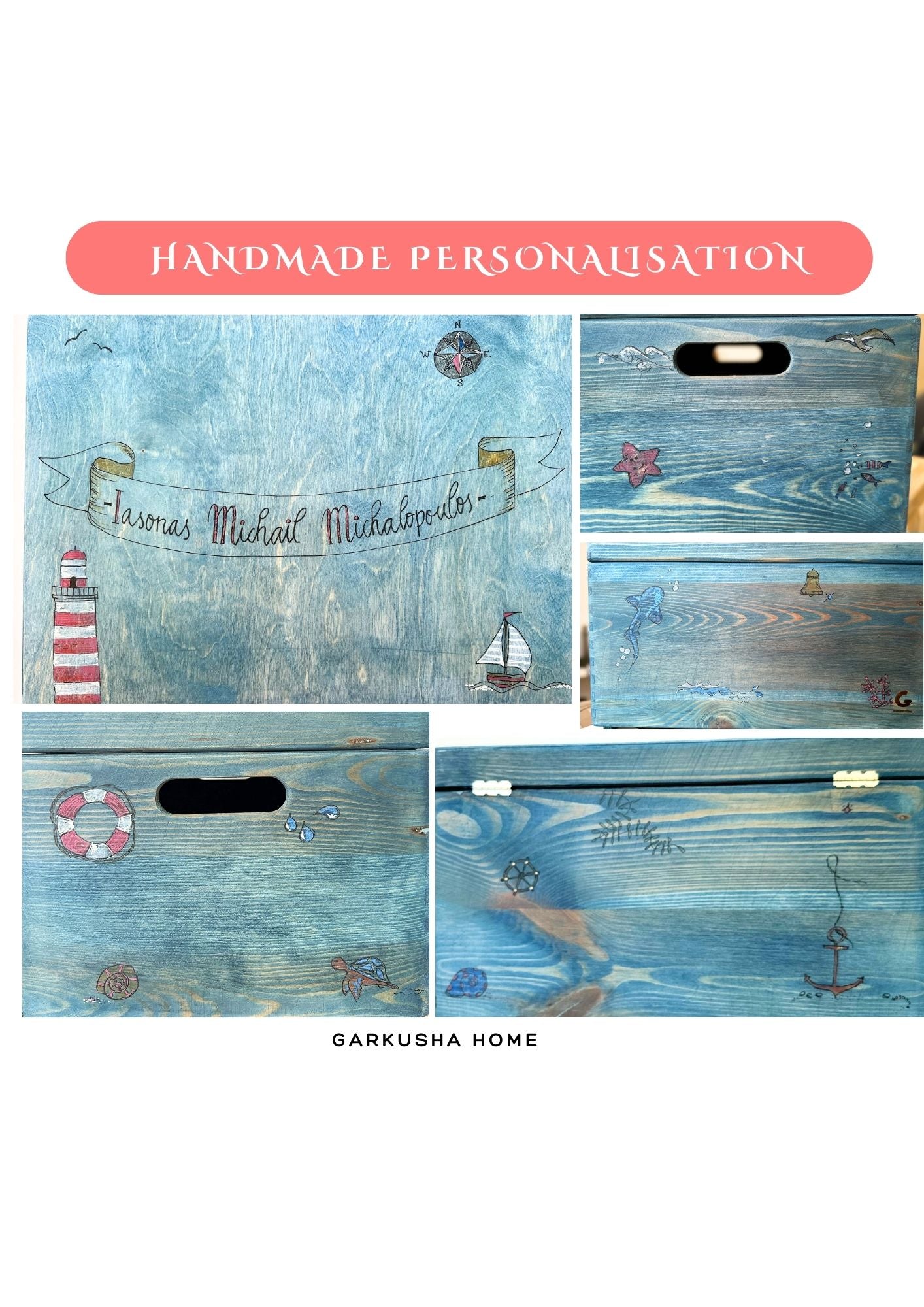 Koka piemiņas kaste rotaļlietu uzglabāšanai. Mazuļa dāvanu kaste. Dabīgs koks. Personalizēts, ar rokām darināts mākslas darbs.