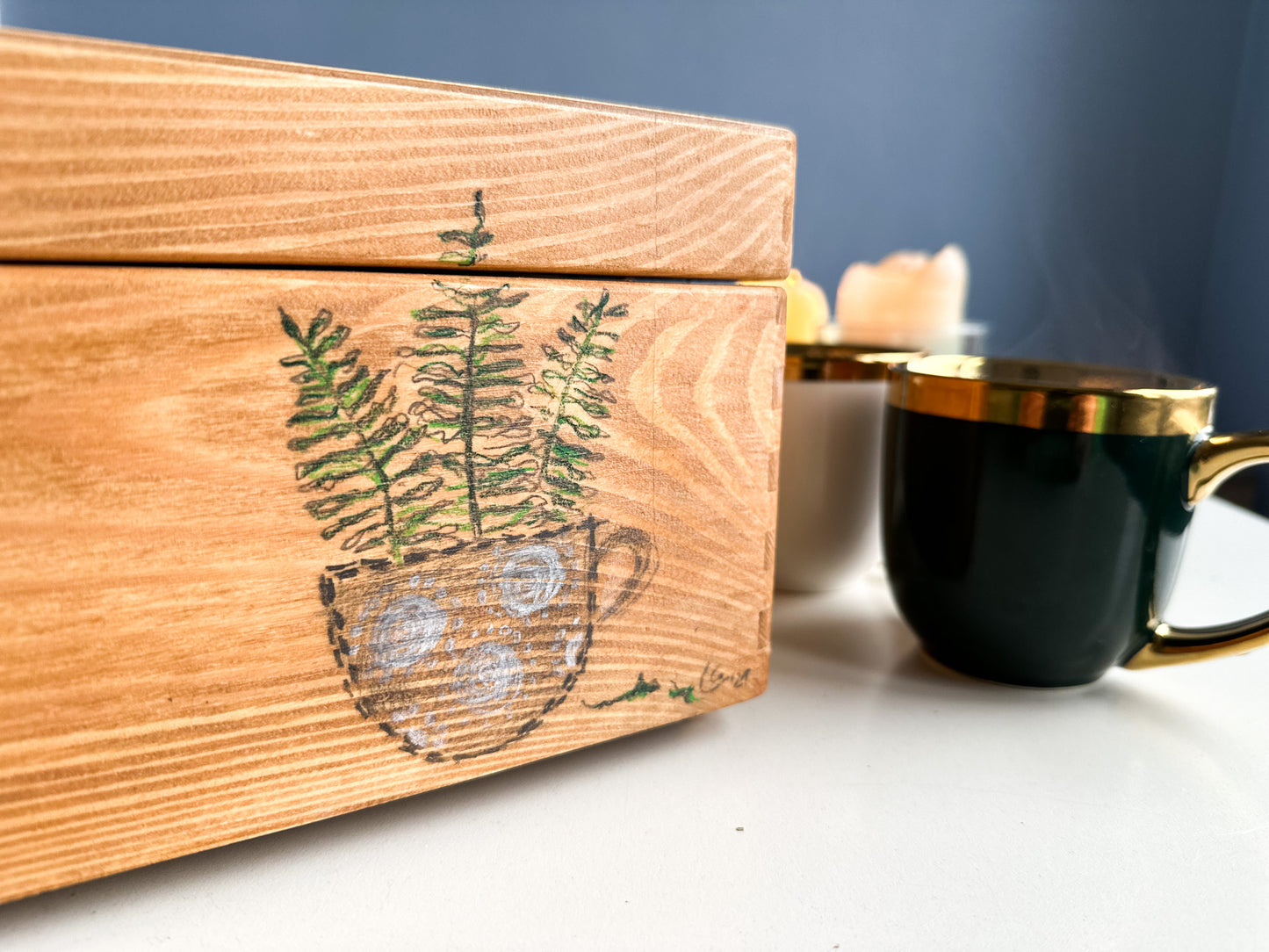 Tējas kastīte garšaugu tējām Nut Spice Herbal Collection dāvanu kārba